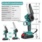 Mini Tronçonneuse à Bois fiche technique