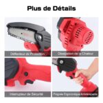 Mini Tronçonneuse à Main plus de détails