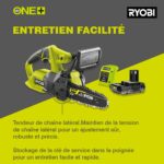 Tronçonneuse Batterie Lithium entretien facile