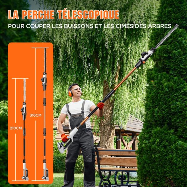 Elagueuse 2 En 1 sur perche