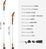 Élagueuse Télescopique 2 En 1 dimensions