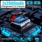 Mini Tronçonneuse 8 Pouces avec batterie