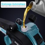 Mini Tronçonneuse 8 Pouces graissage auto