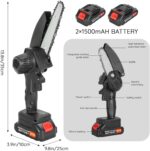 Petite Élagueuse Sans Fil dimensions