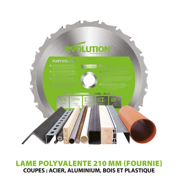 Scie À Onglet Aluminium 210