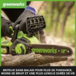 Tronconneuse Batterie 30 Cm moteur sans balais