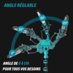 Tronçonneuse Branches Hautes Angle Réglable