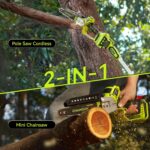 Tronçonneuse Sur Perche Jardin 2 en 1