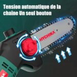 Tronçonneuse Sur Perche Télescopique tension de chaine