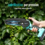petite tronçonneuse puissante Lubrification par pression