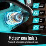 tronconneuse à batterie brushless Moteur Sans Balais