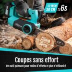 tronconneuse à batterie brushless Puissante