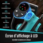 tronconneuse à batterie brushless avec Ecran LED