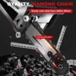 Scie Carrelage avec Chaine Diamant