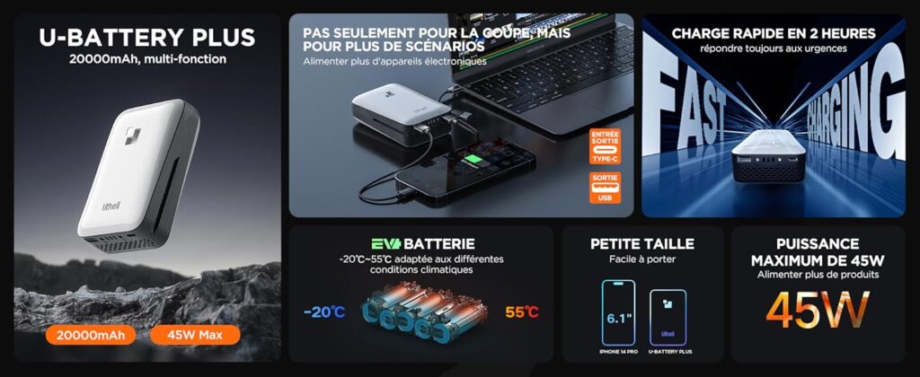 Tronçonneuse Double Batterie avec Batterie Externe Banniere