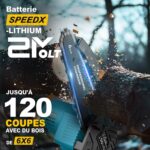 Tronçonneuse Électrique Jardin avec Batterie