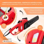Tronçonneuse Filaire avec Lubrification Automatique