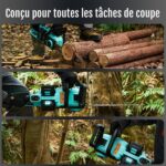 Tronçonneuse avec 2 Batteries Coupe