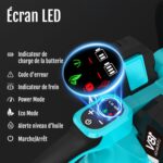 Tronçonneuse avec 2 Batteries Ecran LED